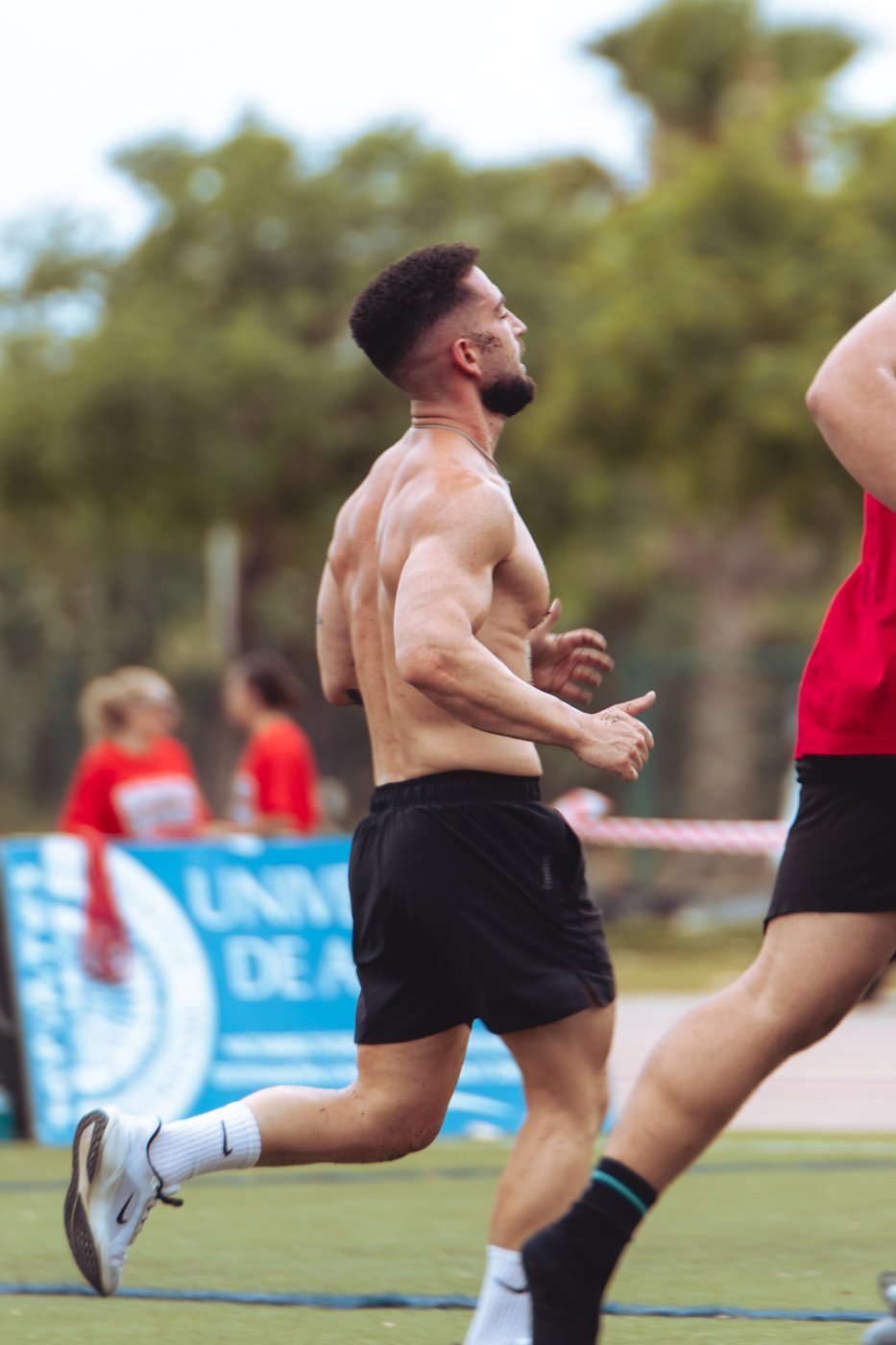 Álvaro en carrera de competición